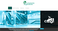 Desktop Screenshot of limpiezasargandona.com