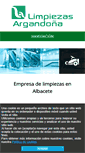 Mobile Screenshot of limpiezasargandona.com